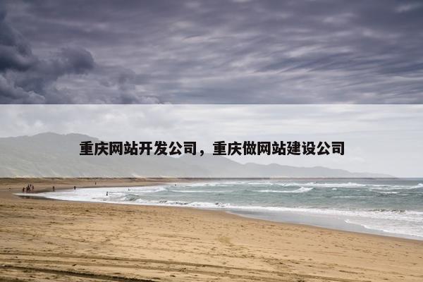 重庆网站开发公司，重庆做网站建设公司