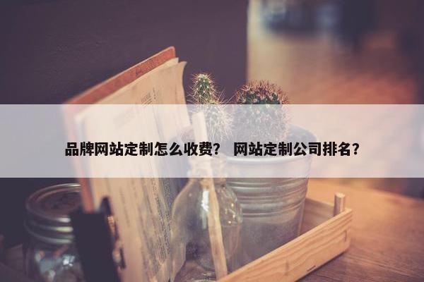 品牌网站定制怎么收费？ 网站定制公司排名？