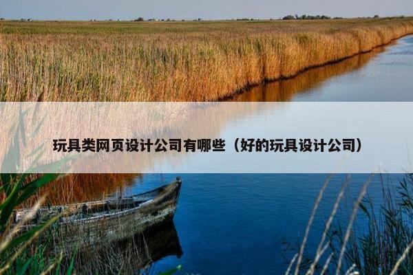 玩具类网页设计公司有哪些（好的玩具设计公司）