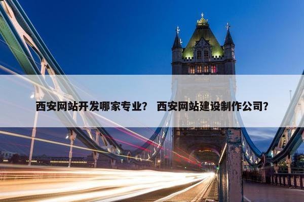 西安网站开发哪家专业？ 西安网站建设制作公司？