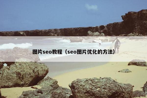 图片seo教程（seo图片优化的方法）