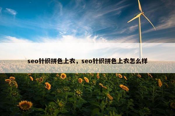 seo针织拼色上衣，seo针织拼色上衣怎么样