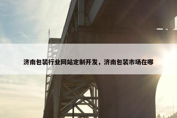 济南包装行业网站定制开发，济南包装市场在哪