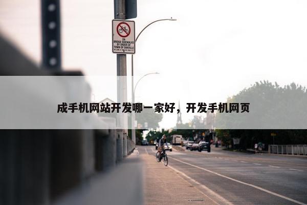 成手机网站开发哪一家好，开发手机网页