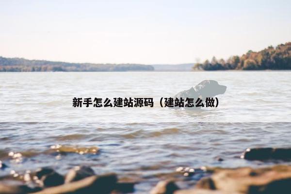 新手怎么建站源码（建站怎么做）