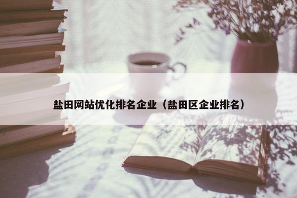 盐田网站优化排名企业（盐田区企业排名）