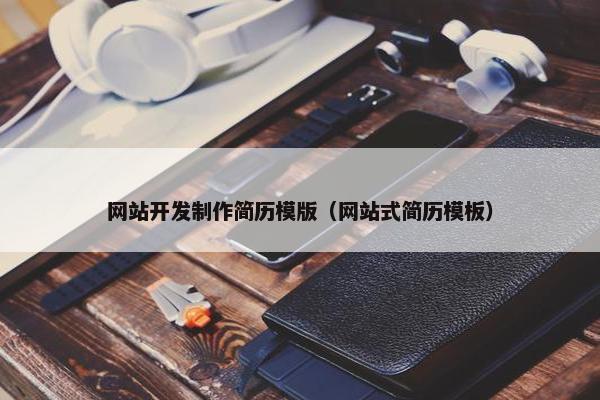 网站开发制作简历模版（网站式简历模板）