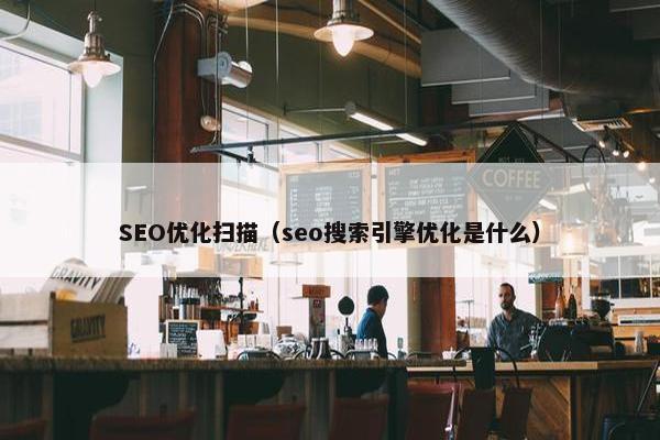 SEO优化扫描（seo搜索引擎优化是什么）