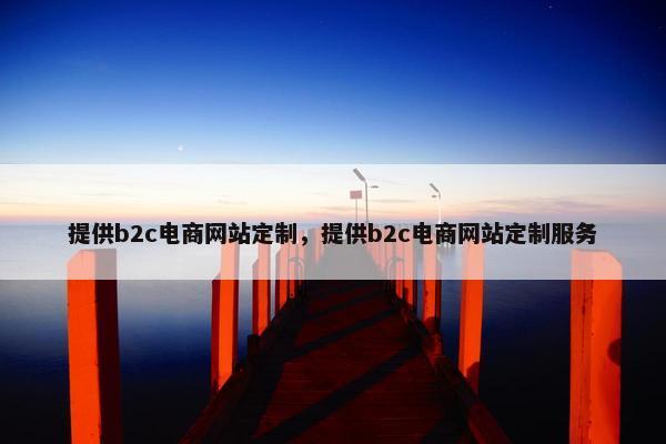 提供b2c电商网站定制，提供b2c电商网站定制服务