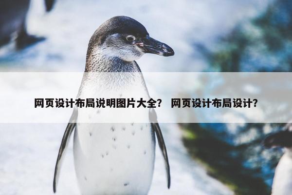 网页设计布局说明图片大全？ 网页设计布局设计？