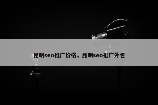 昆明seo推广价格，昆明seo推广外包