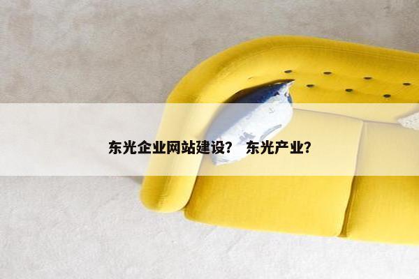 东光企业网站建设？ 东光产业？
