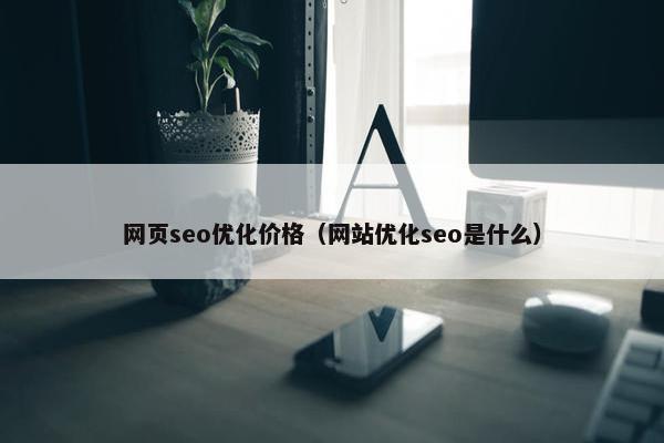 网页seo优化价格（网站优化seo是什么）