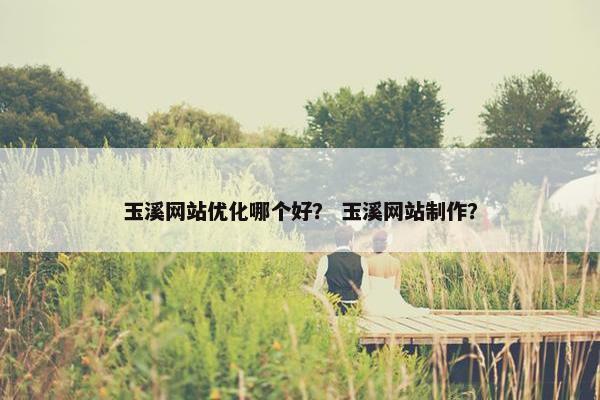 玉溪网站优化哪个好？ 玉溪网站制作？