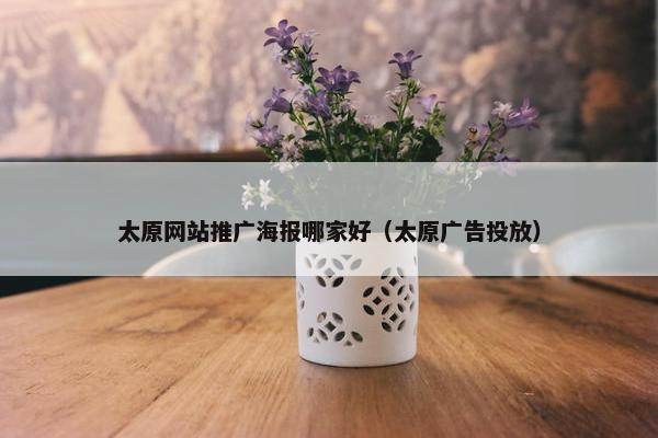 太原网站推广海报哪家好（太原广告投放）