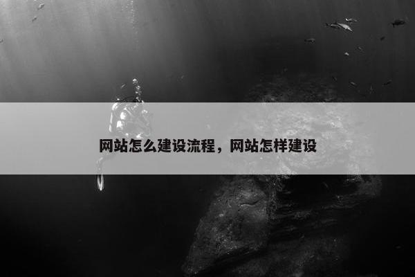 网站怎么建设流程，网站怎样建设