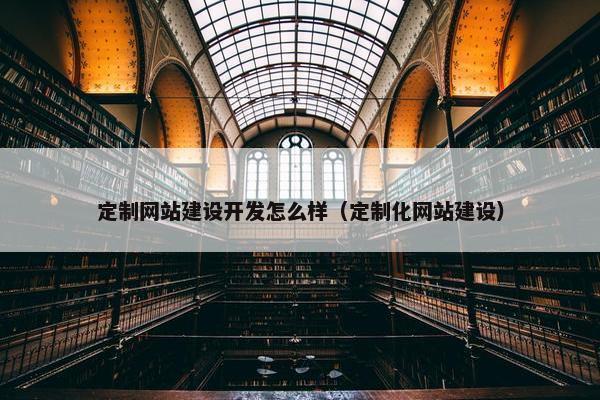 定制网站建设开发怎么样（定制化网站建设）