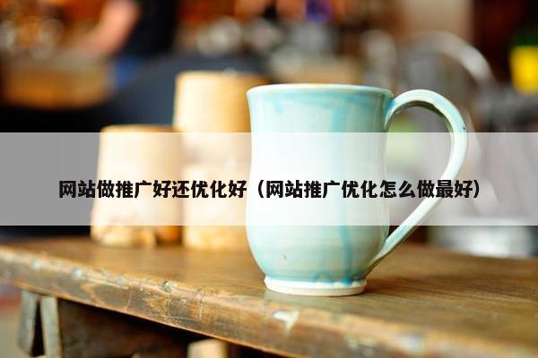 网站做推广好还优化好（网站推广优化怎么做最好）