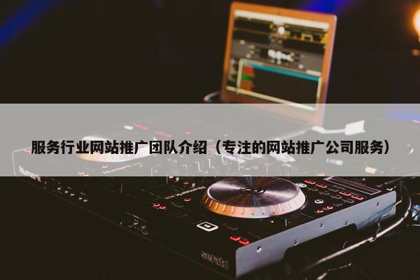 服务行业网站推广团队介绍（专注的网站推广公司服务）