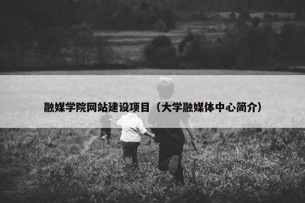 融媒学院网站建设项目（大学融媒体中心简介）