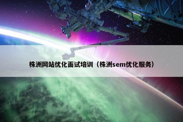 株洲网站优化面试培训（株洲sem优化服务）
