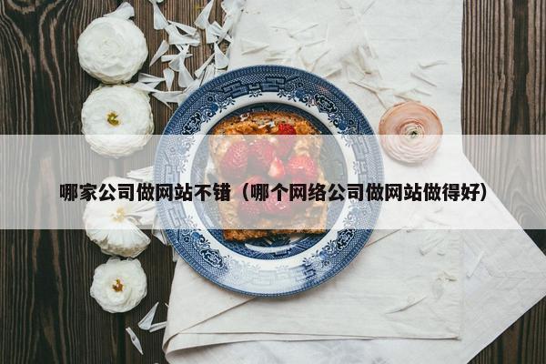 哪家公司做网站不错（哪个网络公司做网站做得好）