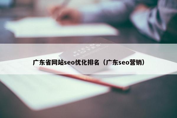 广东省网站seo优化排名（广东seo营销）