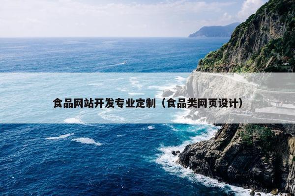 食品网站开发专业定制（食品类网页设计）