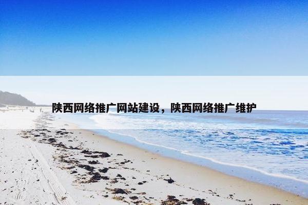 陕西网络推广网站建设，陕西网络推广维护