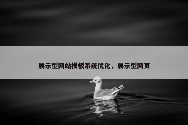 展示型网站模板系统优化，展示型网页