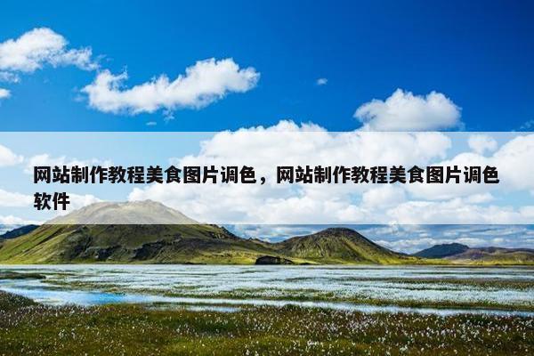 网站制作教程美食图片调色，网站制作教程美食图片调色软件