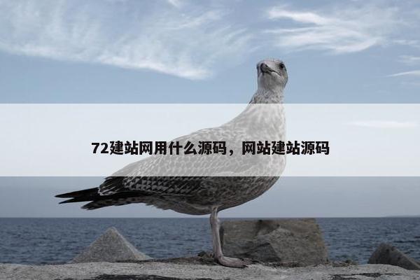 72建站网用什么源码，网站建站源码