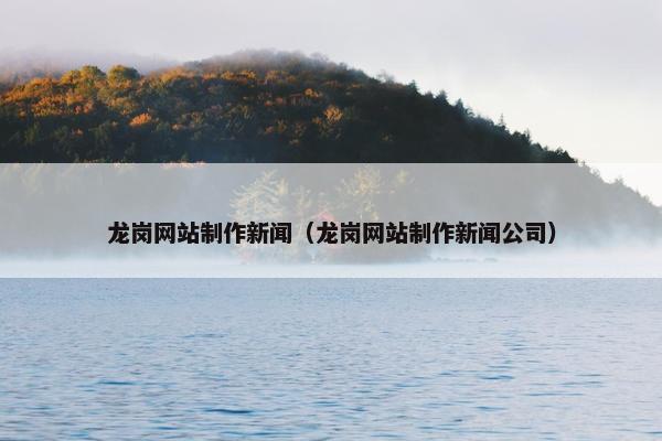 龙岗网站制作新闻（龙岗网站制作新闻公司）