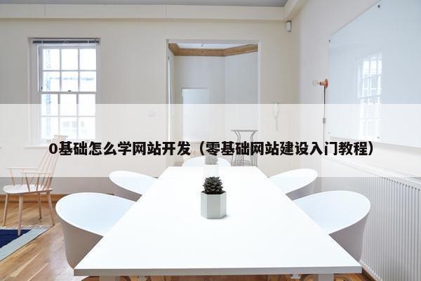0基础怎么学网站开发（零基础网站建设入门教程）