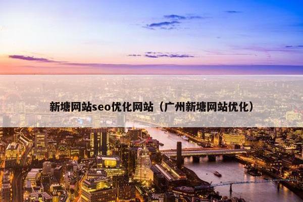 新塘网站seo优化网站（广州新塘网站优化）