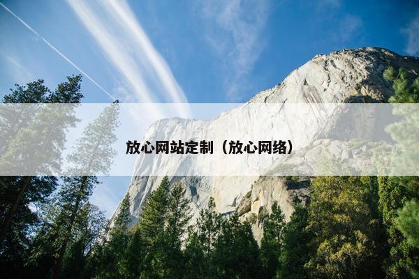 放心网站定制（放心网络）