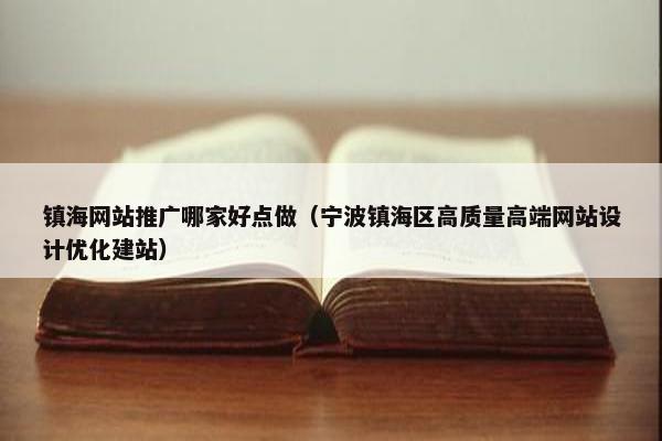 镇海网站推广哪家好点做（宁波镇海区高质量高端网站设计优化建站）