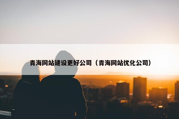 青海网站建设更好公司（青海网站优化公司）