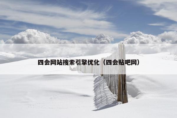 四会网站搜索引擎优化（四会贴吧网）