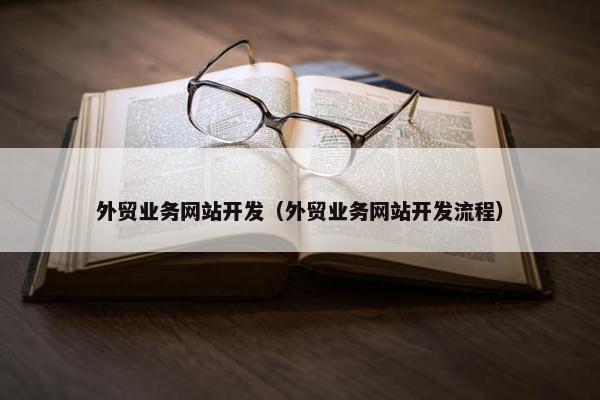 外贸业务网站开发（外贸业务网站开发流程）