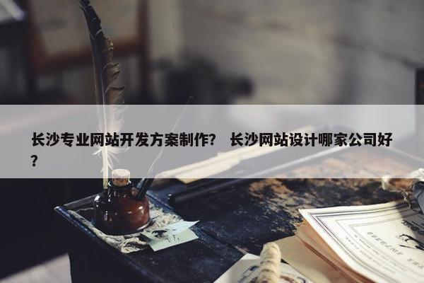 长沙专业网站开发方案制作？ 长沙网站设计哪家公司好？
