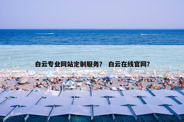 白云专业网站定制服务？ 白云在线官网？