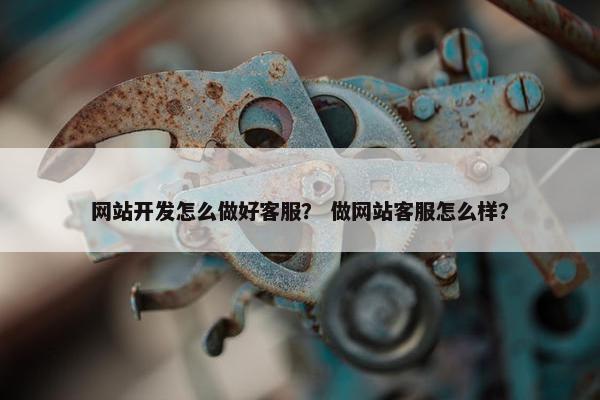 网站开发怎么做好客服？ 做网站客服怎么样？