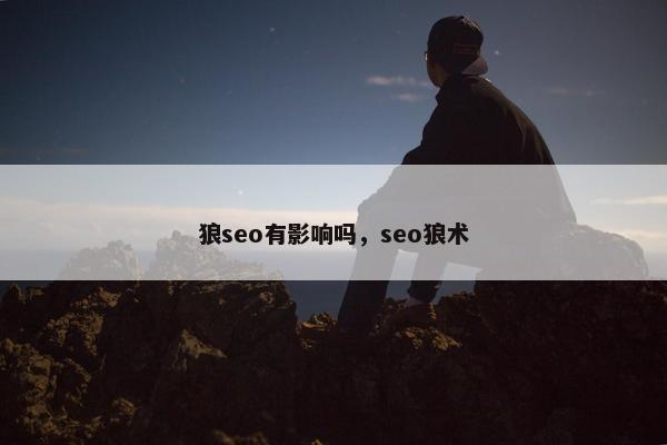 狼seo有影响吗，seo狼术