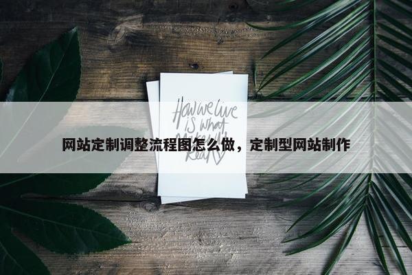 网站定制调整流程图怎么做，定制型网站制作
