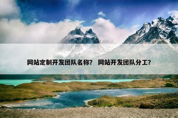 网站定制开发团队名称？ 网站开发团队分工？