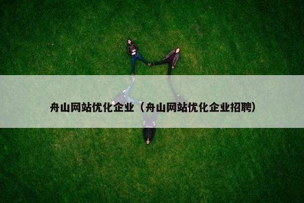 舟山网站优化企业（舟山网站优化企业招聘）