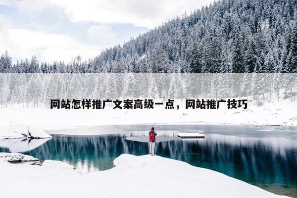 网站怎样推广文案高级一点，网站推广技巧