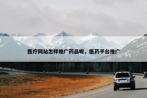 医疗网站怎样推广药品呢，医药平台推广