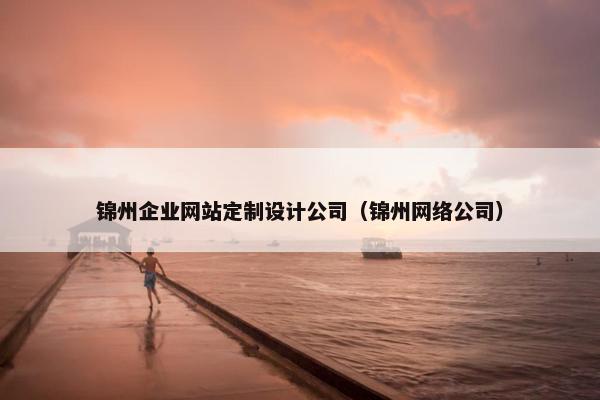 锦州企业网站定制设计公司（锦州网络公司）